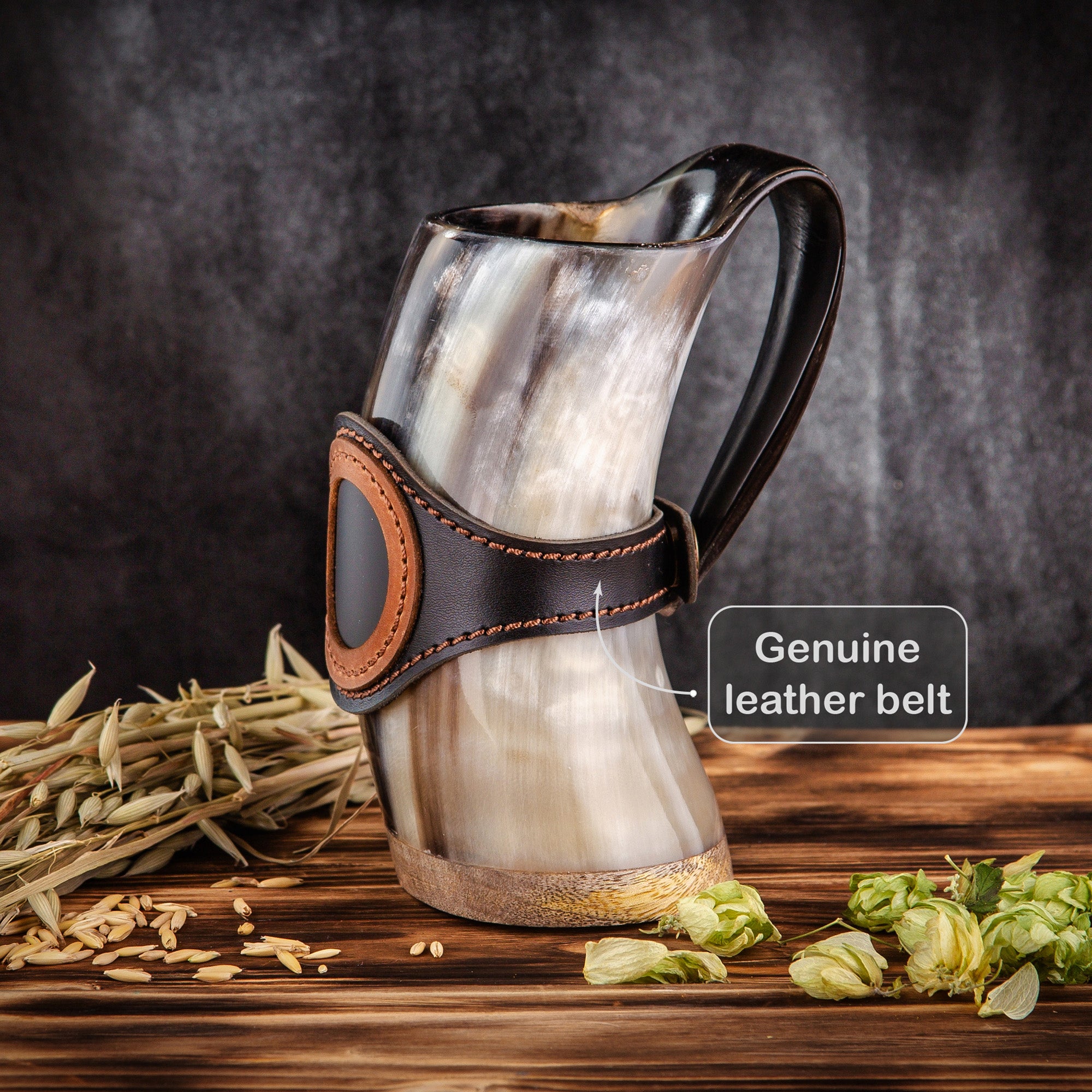 Engraved Viking Horn Mug, Beer Stein for Groom & Groomsman, Personalized Wedding Party Tankard