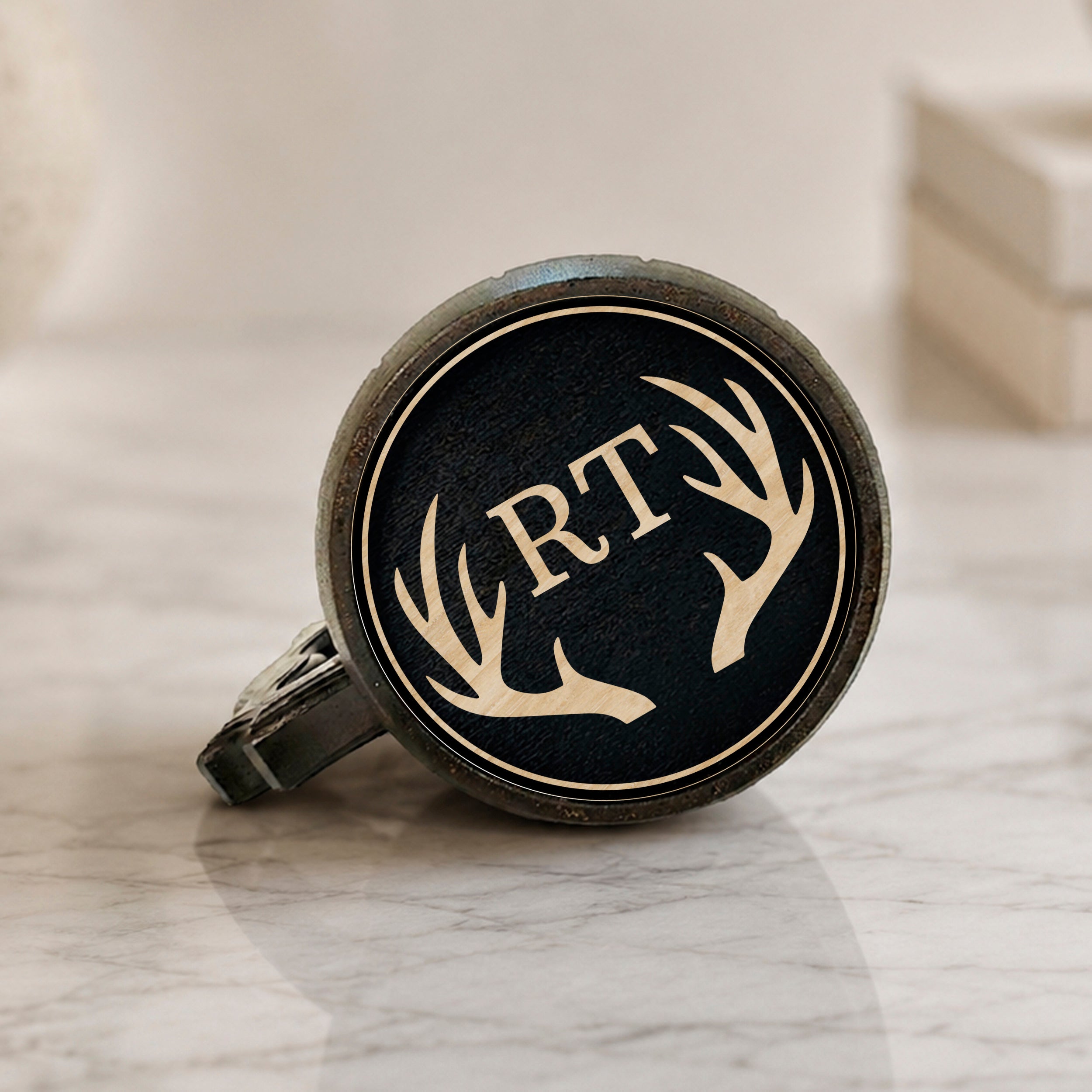 Custom Logo Mug, Engraved Beer Mug, Personalized Wood Chalice, Beer Mug Handle, Beer Mug Set, Monogrammed Beer Stein, Gift for Men