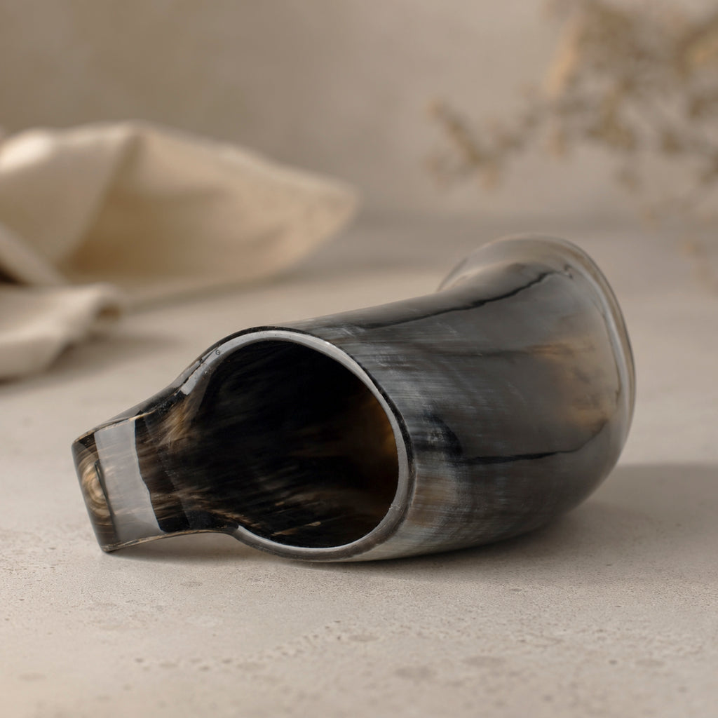 Viking Horn Mug, Custom Beer Stein, Handmade Mug, Engraved Horn Cup, Viking Tankard Gift