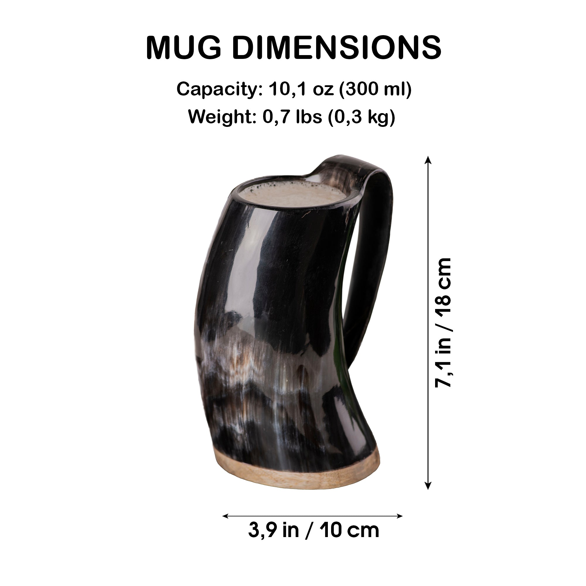 Viking Horn Mug, Custom Beer Stein, Handmade Mug, Engraved Horn Cup, Viking Tankard Gift